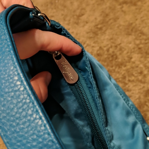 👛 Thirty-One Blue Crossbody Purse 👛 - Picture 8 of 12